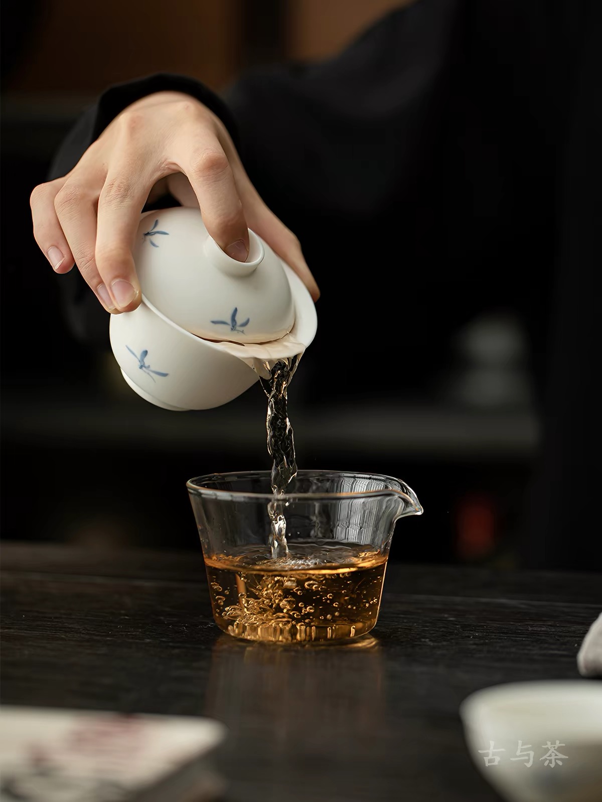Hand-painted Orchid Travel Tea Set - 图片 3